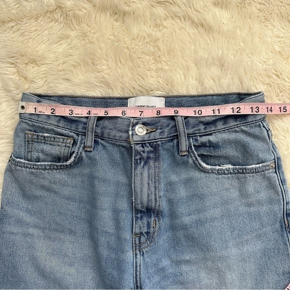 Current/Elliott Jeans The Vintage Cropped Slim in 2 Year Destroy Distressed 27 - Picture 12 of 14